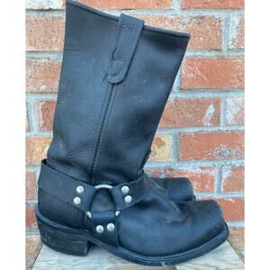 Biltrite Harness Tall Men’s Leather Bike Boots Size Neoprene Sole